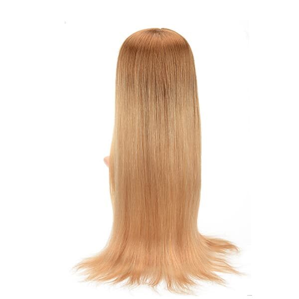 Ombre color invisible Lace toupee for women (3)