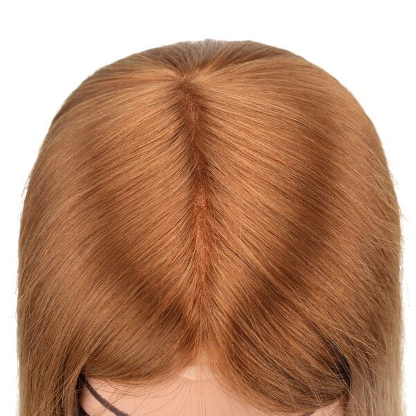 Ombre color invisible Lace toupee for women (4)
