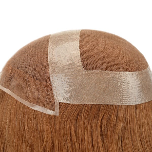 NTF1 Custom Women's Toupee With French Lace Base and PU Gauze Perimeter Wholesale