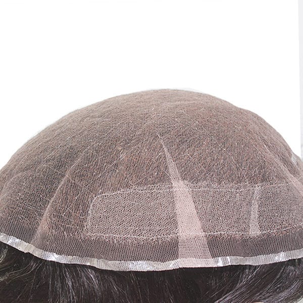 LW1962 Human Hair Natural Swiss Lace Toupee (4)