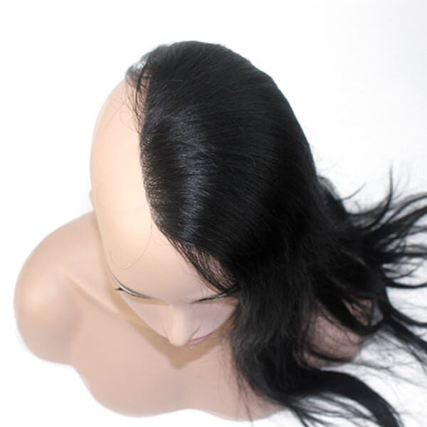 LW872 Thin Skin Half Wig Hair Replacement for Women (4)