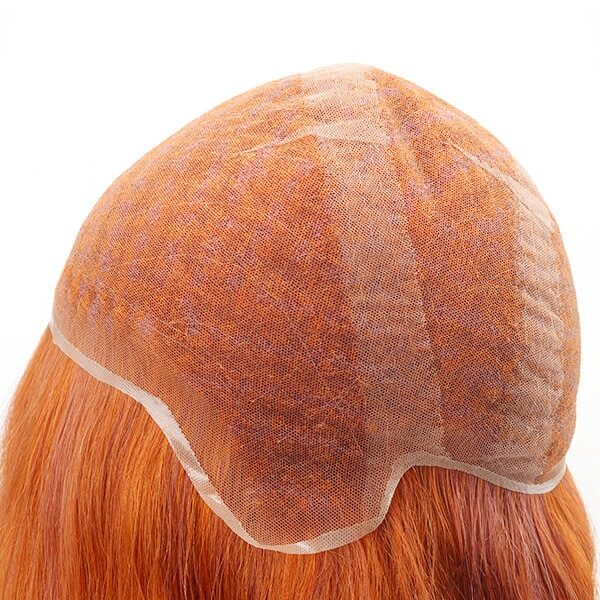 Red-color-full-French-lace-no-surgical-hair-wig-system-3