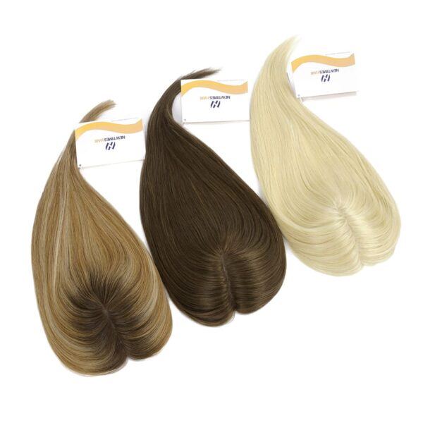 MT56 Women’s Mono Top Hair Topper With Remy Hair Wholesale (12)