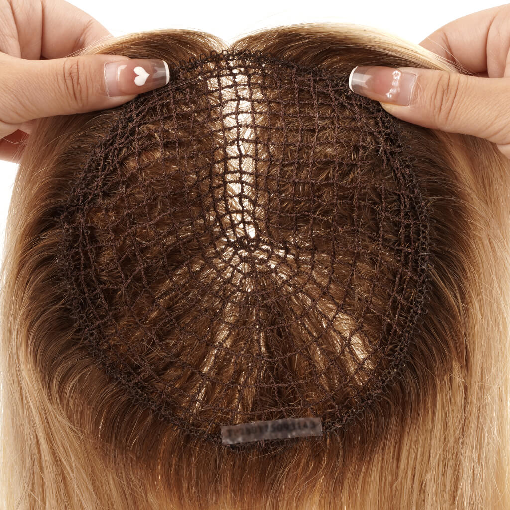 TK6×6.5 Mesh Hair Integration Toppers for Women with Thinning Hair Wholesale (10)
