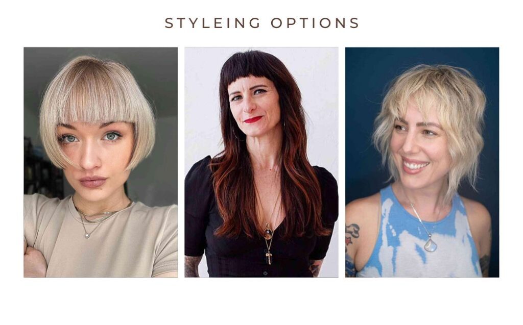 pu-frontal women's toupee styling options