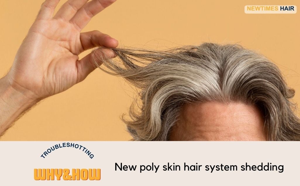 new poly skin hair system shedding