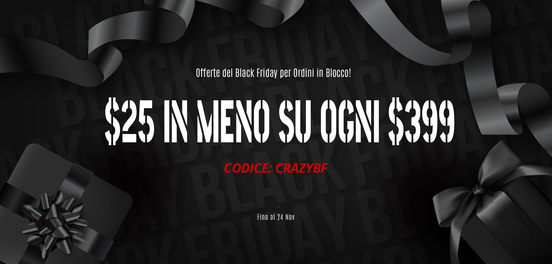 Black Friday landing page banner PC-it